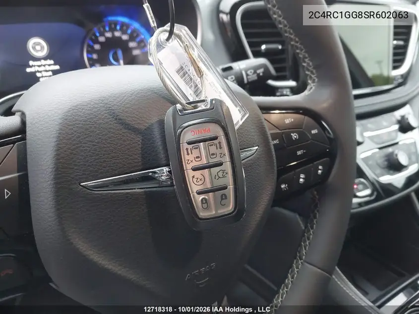 2025 CHRYSLER PACIFICA VIN 2C4RC1GG8SR602063 — фото 11