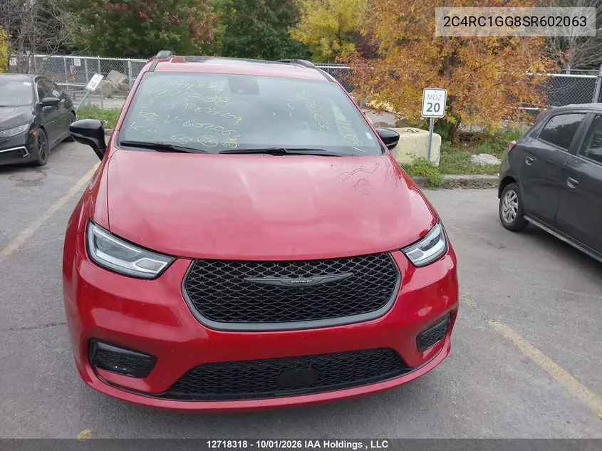2025 CHRYSLER PACIFICA VIN 2C4RC1GG8SR602063 — фото 12