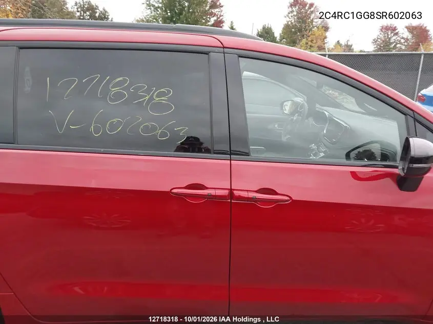 2025 CHRYSLER PACIFICA VIN 2C4RC1GG8SR602063 — фото 13