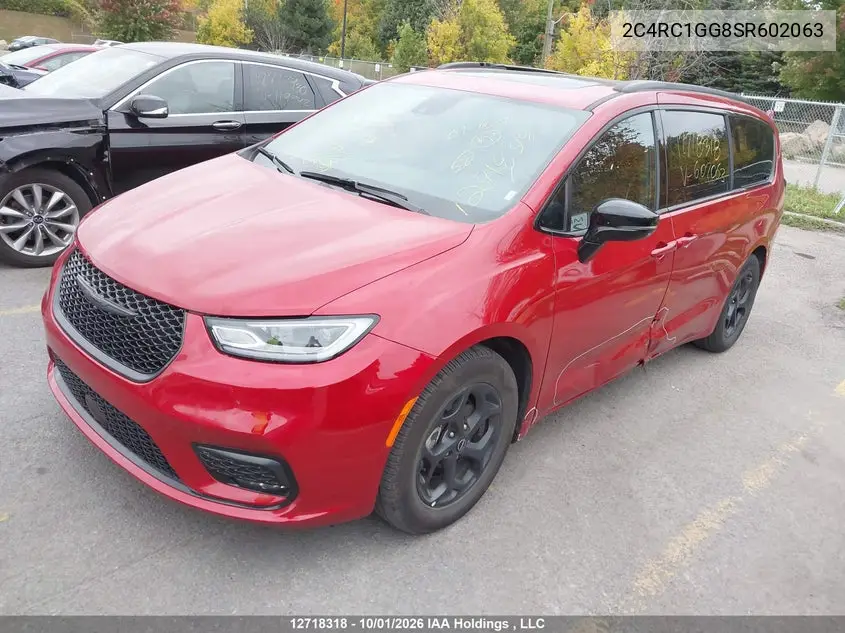 2025 CHRYSLER PACIFICA VIN 2C4RC1GG8SR602063 — фото 2
