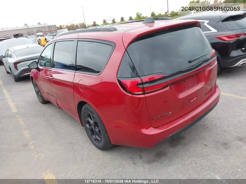 2025 CHRYSLER PACIFICA VIN 2C4RC1GG8SR602063 — фото 3