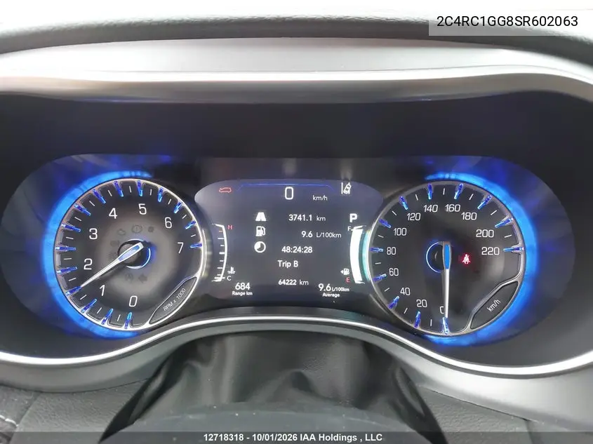 2025 CHRYSLER PACIFICA VIN 2C4RC1GG8SR602063 — фото 7