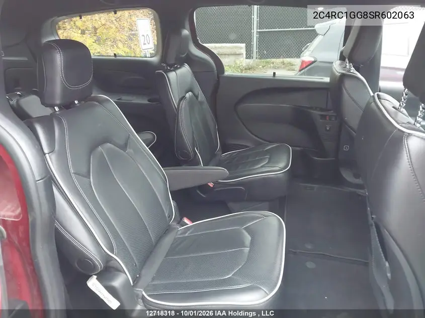 2025 CHRYSLER PACIFICA VIN 2C4RC1GG8SR602063 — фото 8