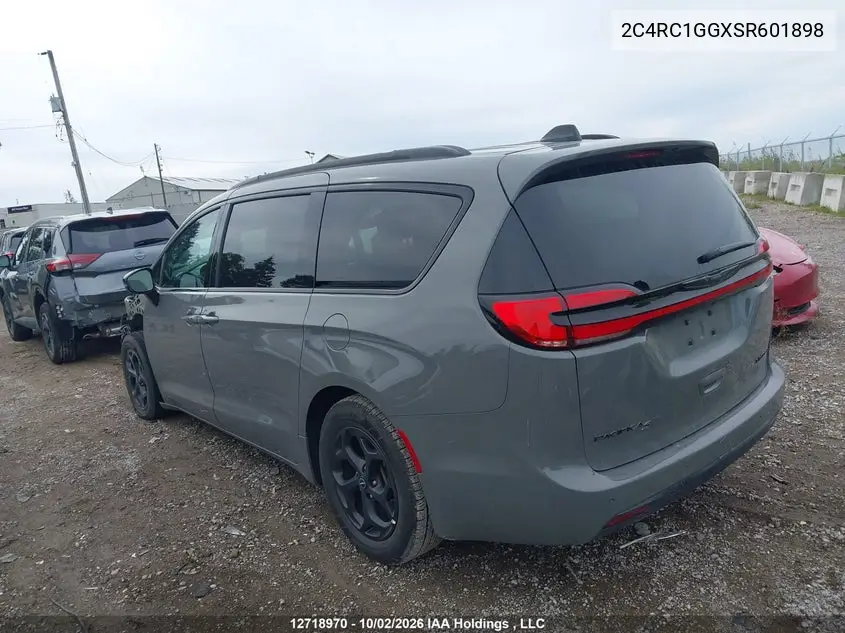 2025 CHRYSLER PACIFICA VIN 2C4RC1GGXSR601898 — фото 3