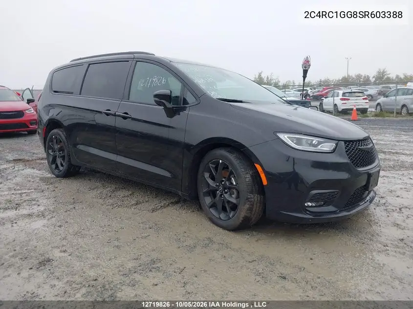 CHRYSLER PACIFICA 2025, VIN 2C4RC1GG8SR603388