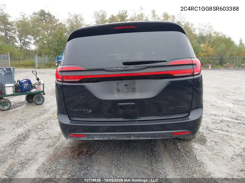 2025 CHRYSLER PACIFICA VIN 2C4RC1GG8SR603388 — фото 17