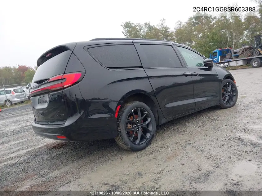 2025 CHRYSLER PACIFICA VIN 2C4RC1GG8SR603388 — фото 4