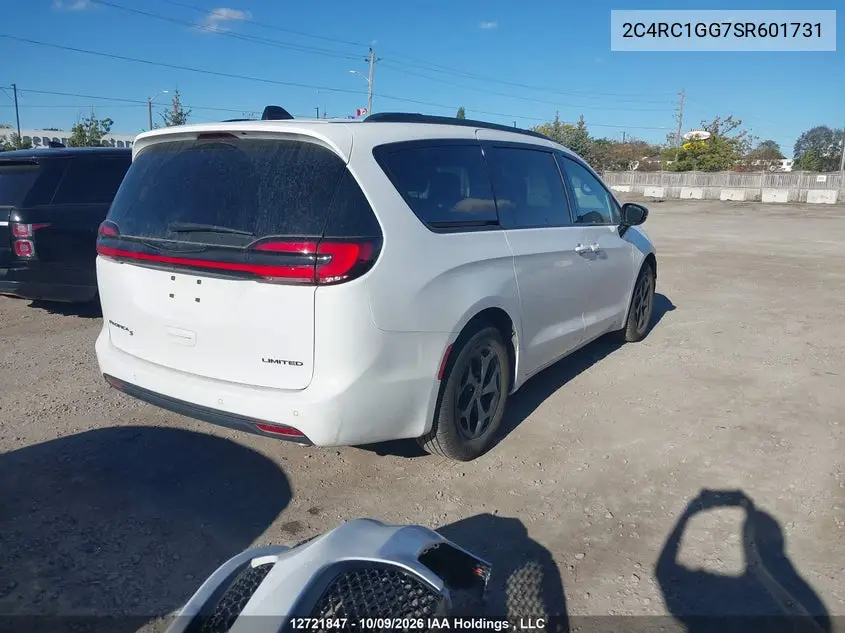 2025 CHRYSLER PACIFICA VIN 2C4RC1GG7SR601731 — фото 4