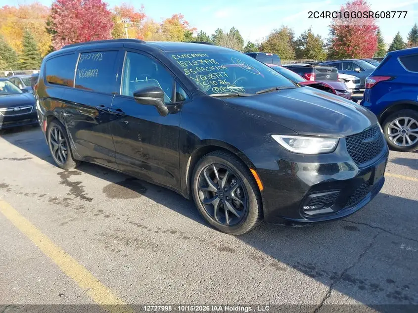 CHRYSLER PACIFICA 2025, VIN 2C4RC1GG0SR608777