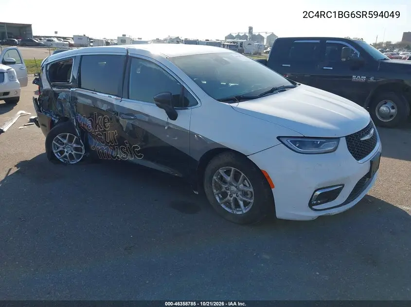 CHRYSLER PACIFICA 2025, VIN 2C4RC1BG6SR594049