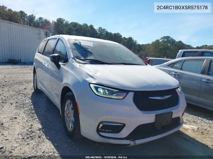 CHRYSLER PACIFICA 2025, VIN 2C4RC1BGXSR575178