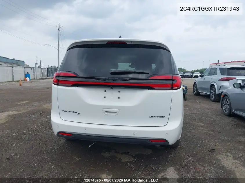 2026 CHRYSLER PACIFICA VIN 2C4RC1GGXTR231943 — фото 16