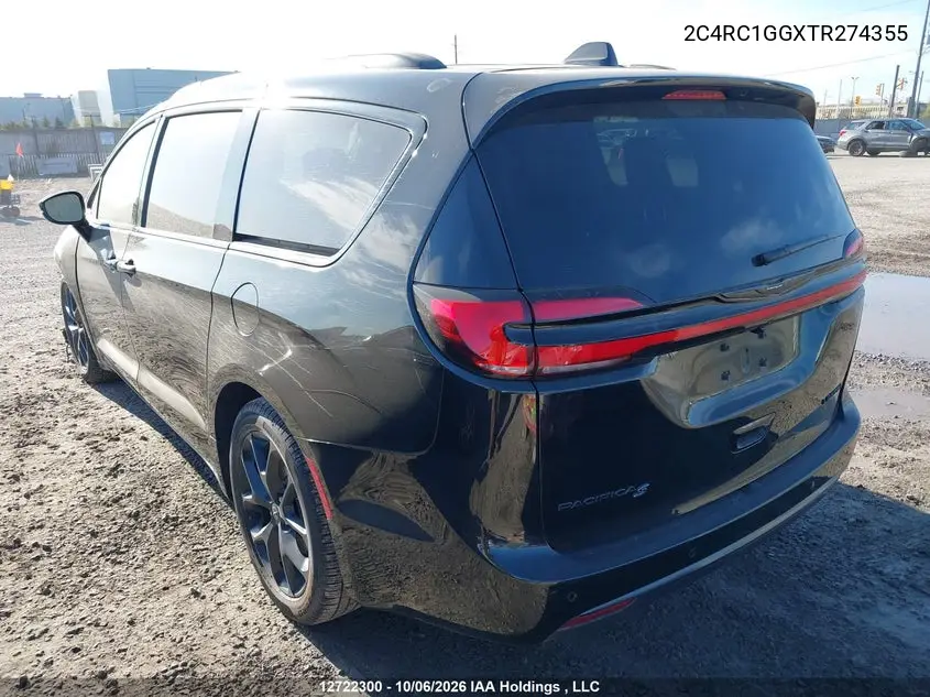 2026 CHRYSLER PACIFICA VIN 2C4RC1GGXTR274355 — фото 3