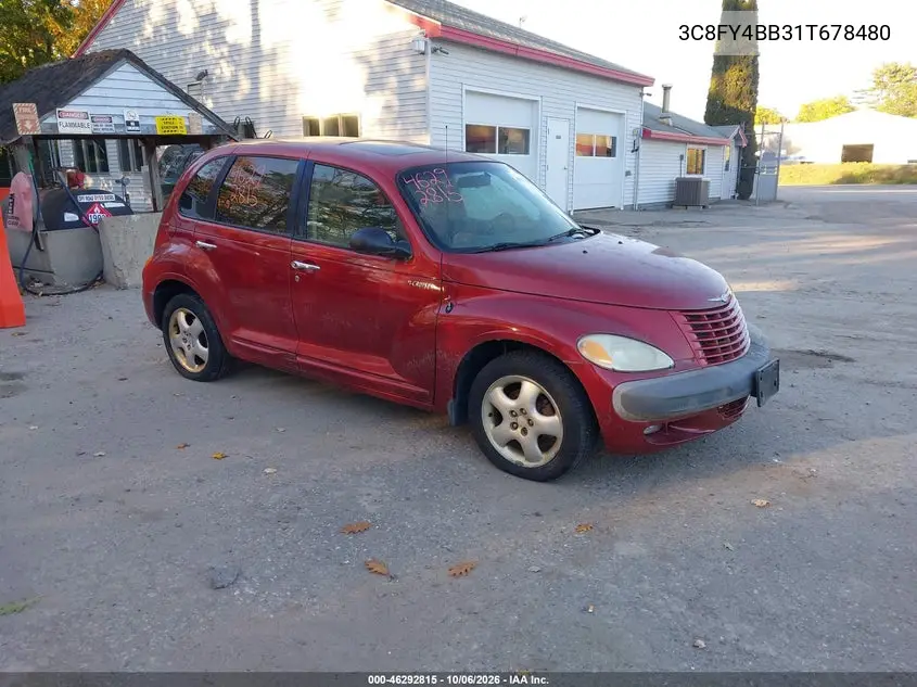 CHRYSLER PT CRUISER 2001, VIN 3C8FY4BB31T678480