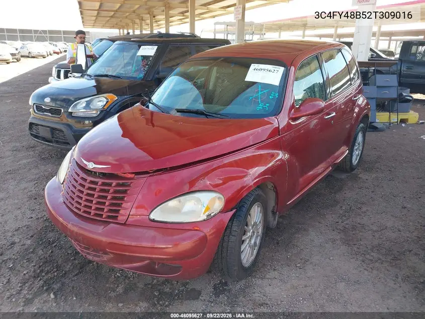 2002 CHRYSLER PT CRUISER VIN 3C4FY48B52T309016 — фото 2