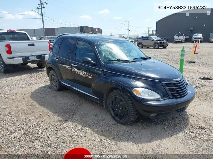 CHRYSLER PT CRUISER 2003, VIN 3C4FY58B33T596282