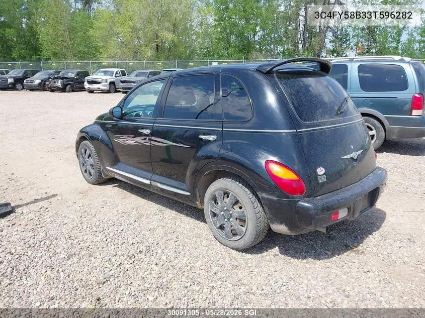 2003 CHRYSLER PT CRUISER VIN 3C4FY58B33T596282 — фото 3