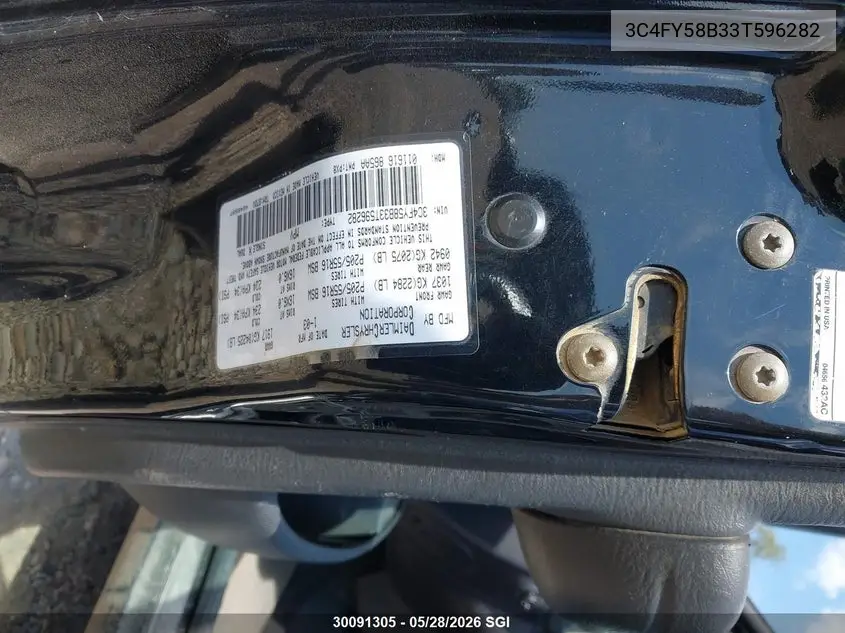 2003 CHRYSLER PT CRUISER VIN 3C4FY58B33T596282 — фото 9