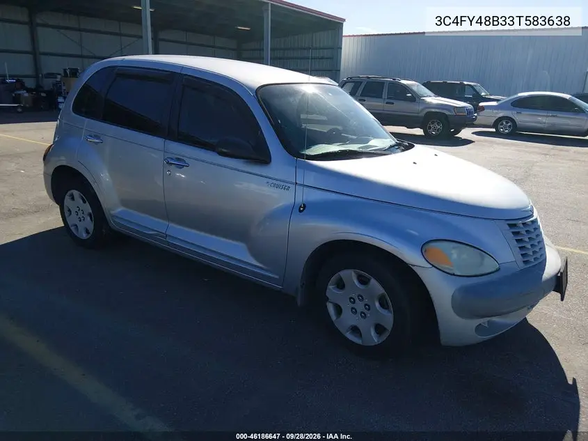 CHRYSLER PT CRUISER 2003, VIN 3C4FY48B33T583638