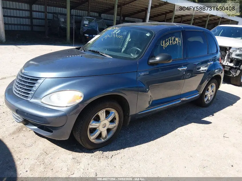 2003 CHRYSLER PT CRUISER VIN 3C4FY58B73T650408 — фото 2