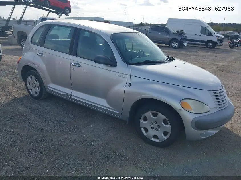 CHRYSLER PT CRUISER 2003, VIN 3C4FY48B43T527983