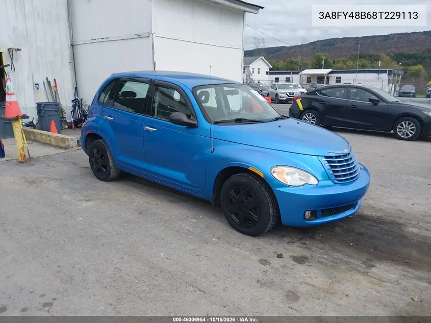 CHRYSLER PT CRUISER 2008, VIN 3A8FY48B68T229113