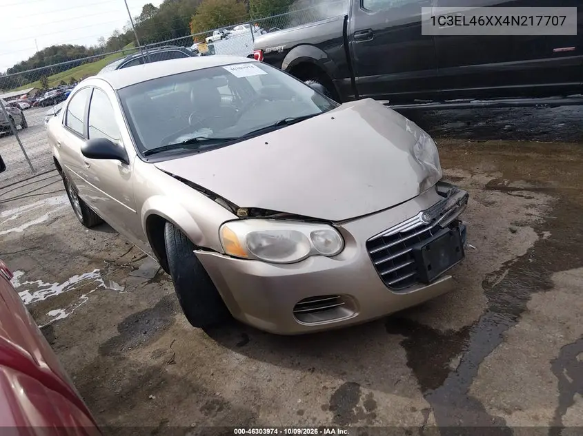 CHRYSLER SEBRING 2004, VIN 1C3EL46XX4N217707