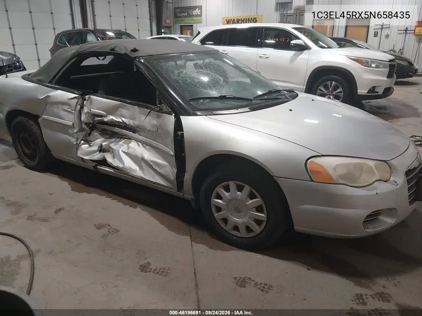 CHRYSLER SEBRING 2005, VIN 1C3EL45RX5N658435