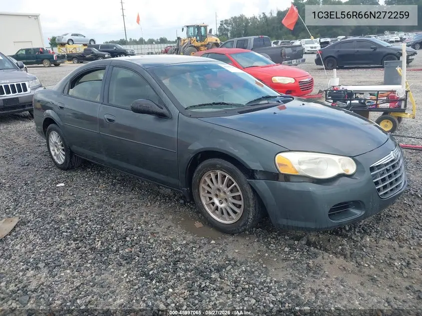 CHRYSLER SEBRING 2006, VIN 1C3EL56R66N272259