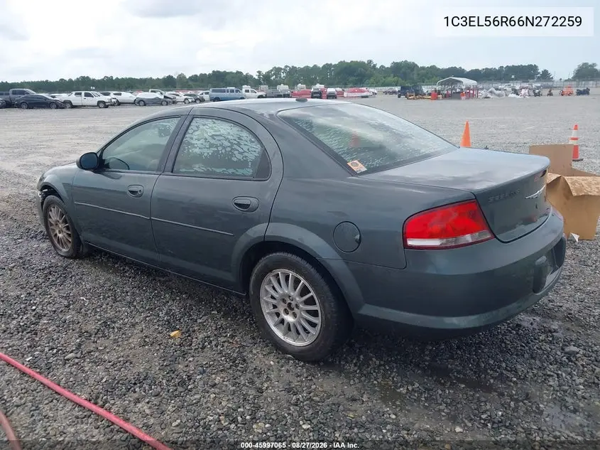 2006 CHRYSLER SEBRING VIN 1C3EL56R66N272259 — фото 3