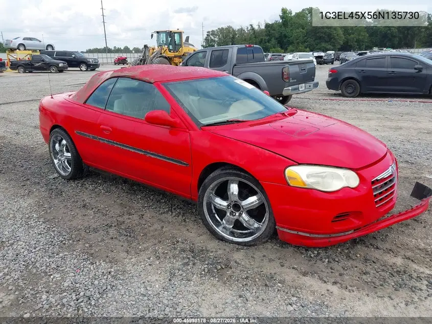 CHRYSLER SEBRING 2006, VIN 1C3EL45X56N135730