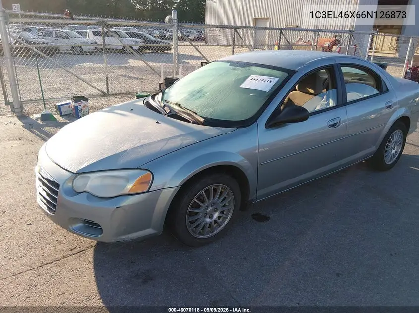 2006 CHRYSLER SEBRING VIN 1C3EL46X66N126873 — фото 2