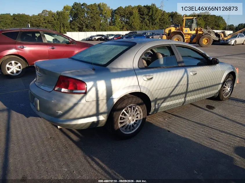 2006 CHRYSLER SEBRING VIN 1C3EL46X66N126873 — фото 4