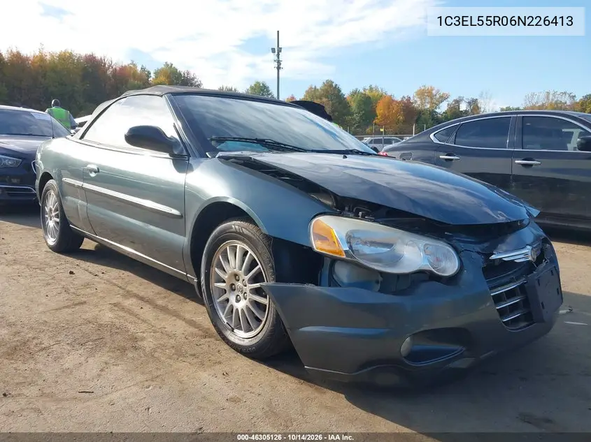 CHRYSLER SEBRING 2006, VIN 1C3EL55R06N226413