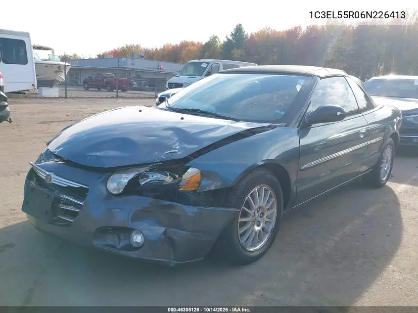 2006 CHRYSLER SEBRING VIN 1C3EL55R06N226413 — фото 2