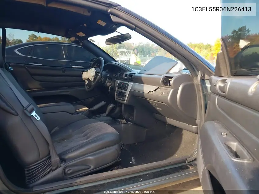 2006 CHRYSLER SEBRING VIN 1C3EL55R06N226413 — фото 5