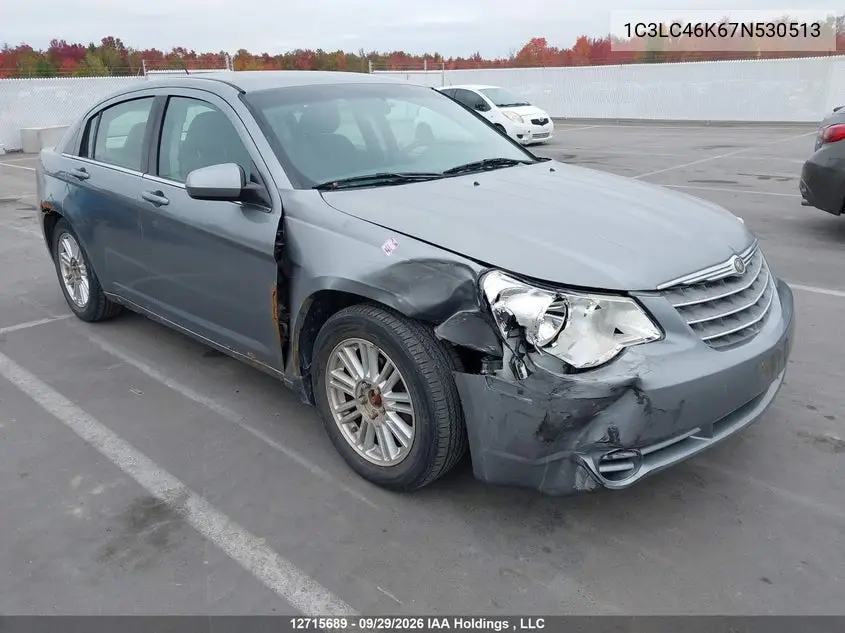 CHRYSLER SEBRING 2007, VIN 1C3LC46K67N530513