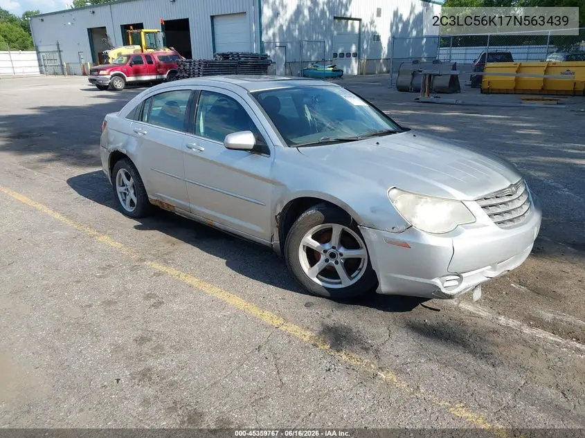 CHRYSLER SEBRING 2007, VIN 1C3LC56K17N563439