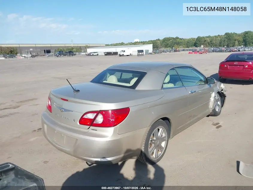 2008 CHRYSLER SEBRING VIN 1C3LC65M48N148058 — фото 4