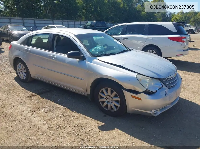 CHRYSLER SEBRING 2008, VIN 1C3LC46K08N237305