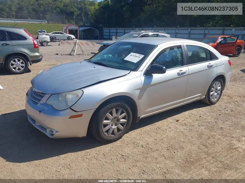 2008 CHRYSLER SEBRING VIN 1C3LC46K08N237305 — фото 2