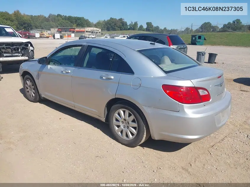 2008 CHRYSLER SEBRING VIN 1C3LC46K08N237305 — фото 3