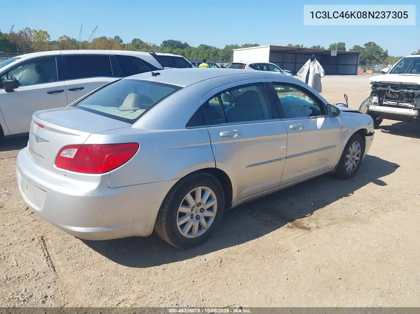 2008 CHRYSLER SEBRING VIN 1C3LC46K08N237305 — фото 4
