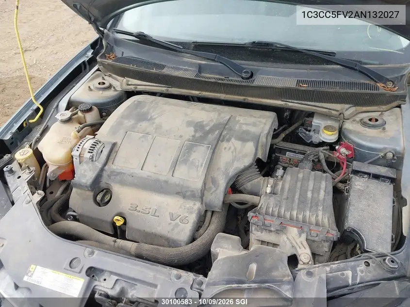 2010 CHRYSLER SEBRING VIN 1C3CC5FV2AN132027 — фото 10