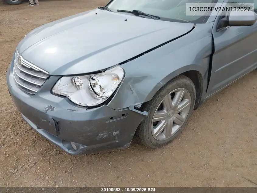 2010 CHRYSLER SEBRING VIN 1C3CC5FV2AN132027 — фото 6