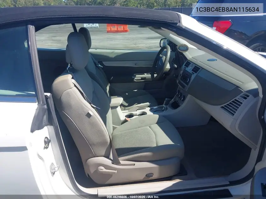 2010 CHRYSLER SEBRING VIN 1C3BC4EB8AN115634 — фото 5