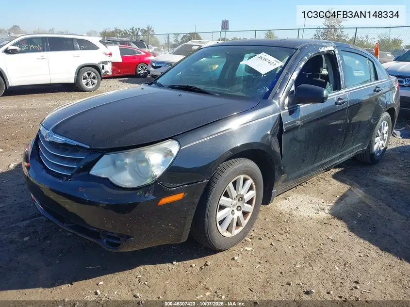 2010 CHRYSLER SEBRING VIN 1C3CC4FB3AN148334 — фото 2