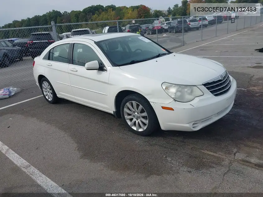 CHRYSLER SEBRING 2010, VIN 1C3CC5FD7AN132483