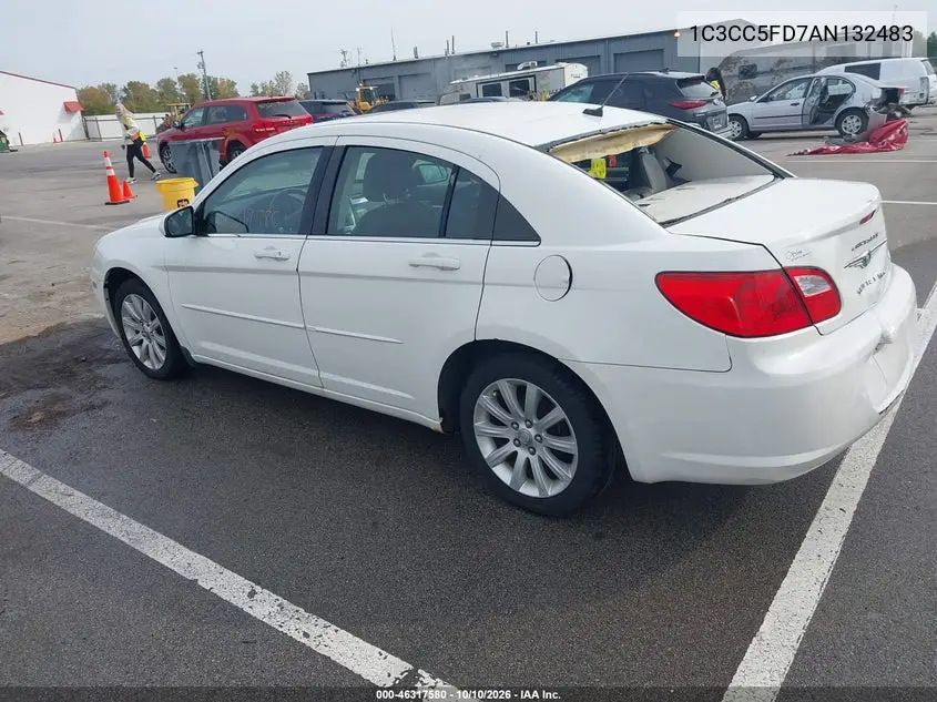 2010 CHRYSLER SEBRING VIN 1C3CC5FD7AN132483 — фото 3