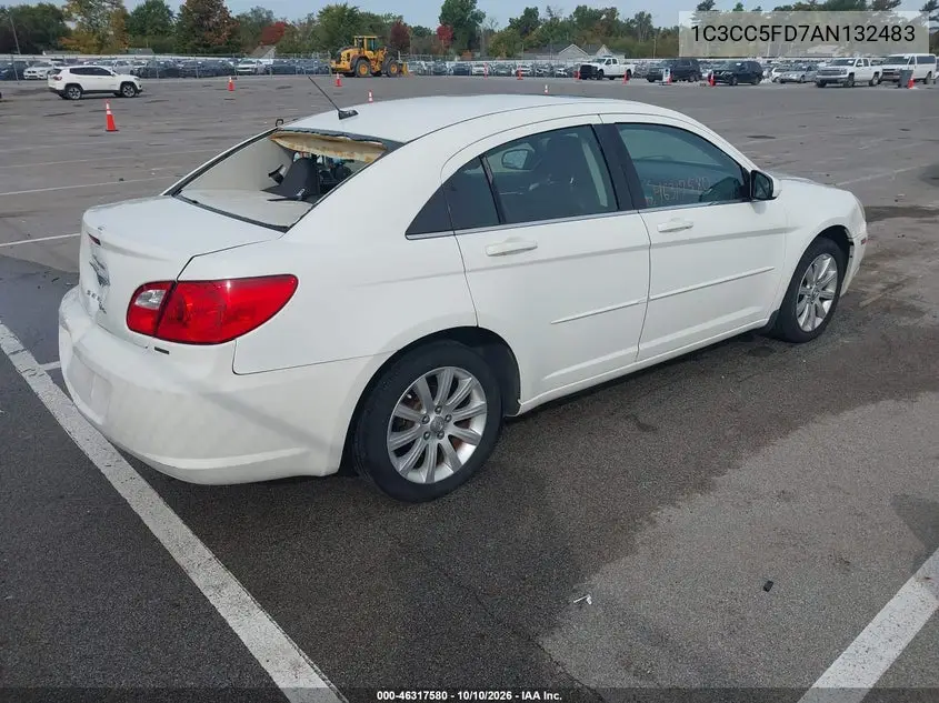 2010 CHRYSLER SEBRING VIN 1C3CC5FD7AN132483 — фото 4
